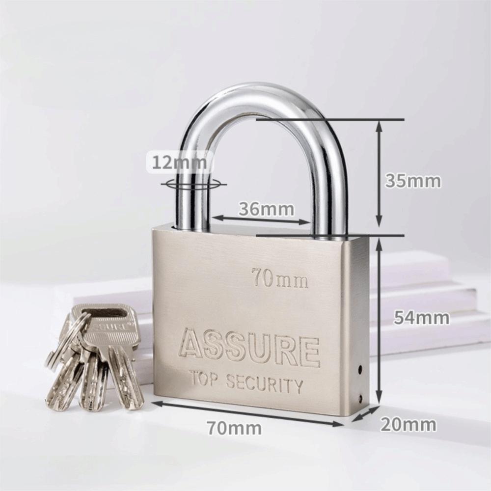 Cadenas pour armoire de dortoir en métal Antivol Anti-levier Conception Lock de sécurité pour valise Avec clés Imperméable