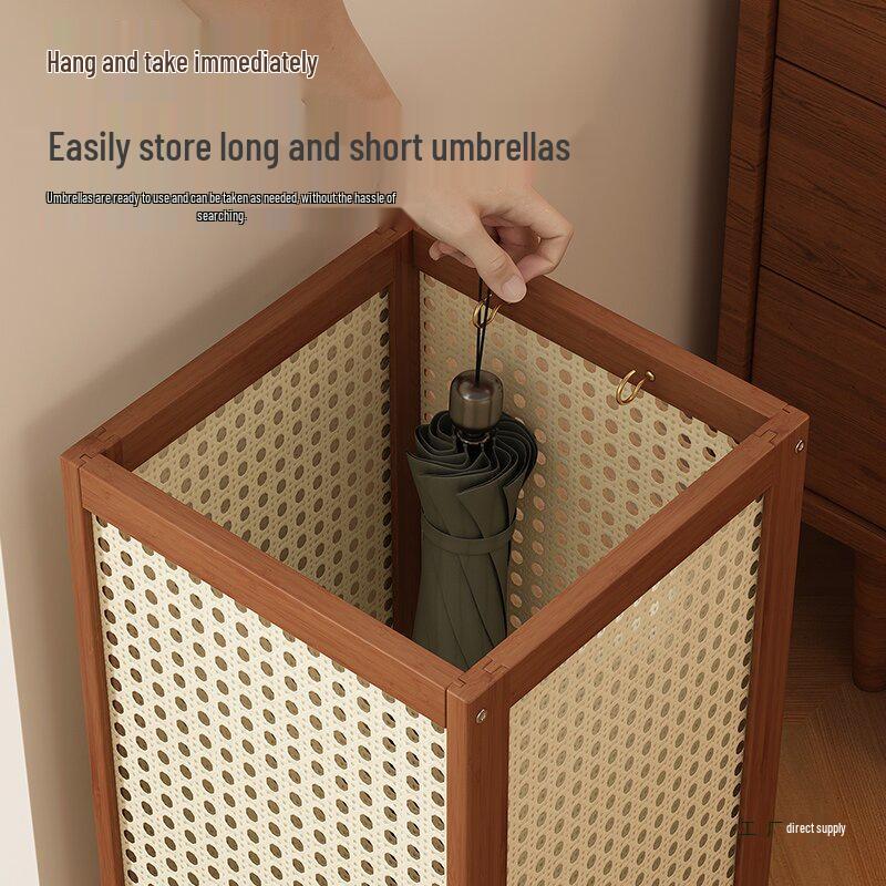 Floor-Standing Umbrella Storage Rack for Entryway