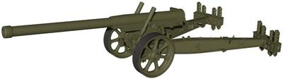 Chino Model Scale Type 89 15cm Cannon 3D Print Kit 1/35 CM-210 (Military)