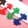 5 Pairs Colorful Beaded Chinese Frog Closure Buttons Knot Fastener Sewing Handmade Flower Craft DIY Cheongsam Cloth Button