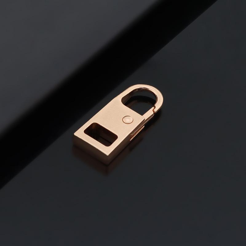 

Clothes Universal Zipper Head Accessories Bags Jacket Down Jacket Pull Lock Head Decorative Pendant Removable Universal Pull Tablet золотий