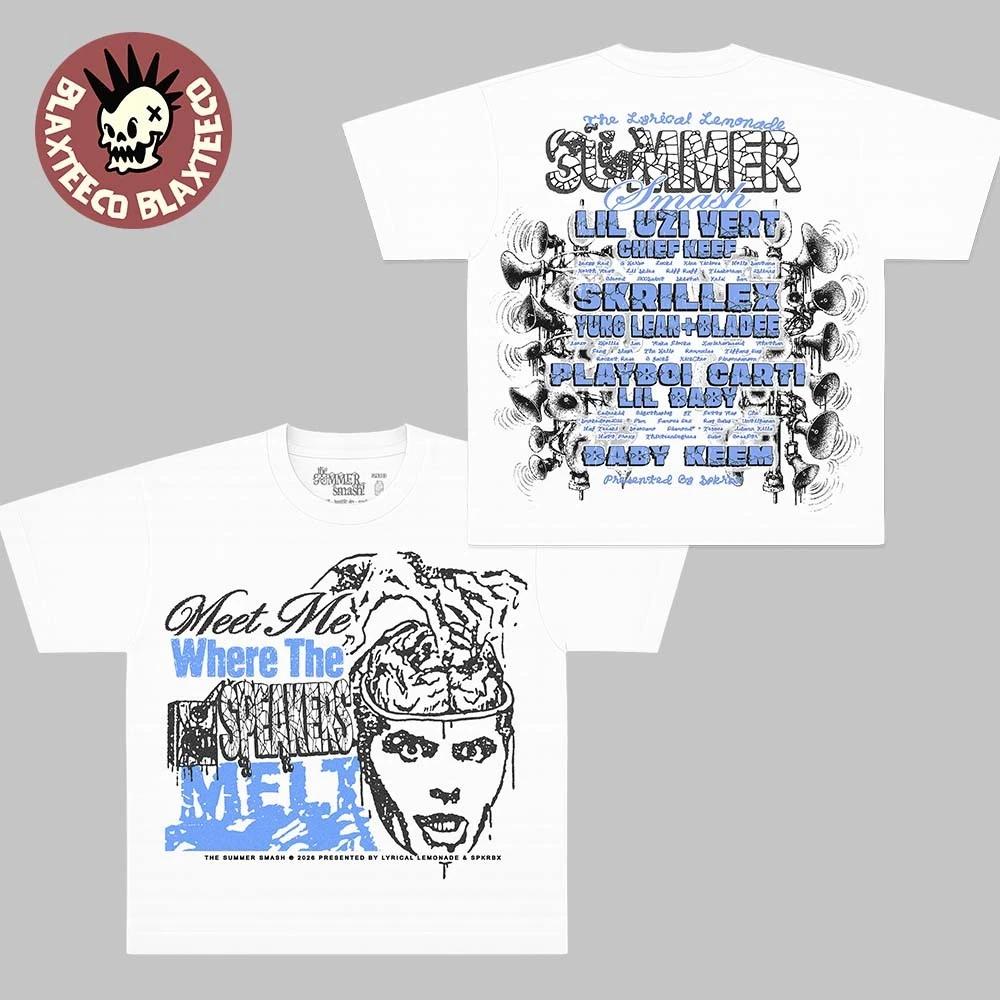 Summer Smash 2026 Festival Merch Lineup Meet Me Where The Speakers Shirt 3XL