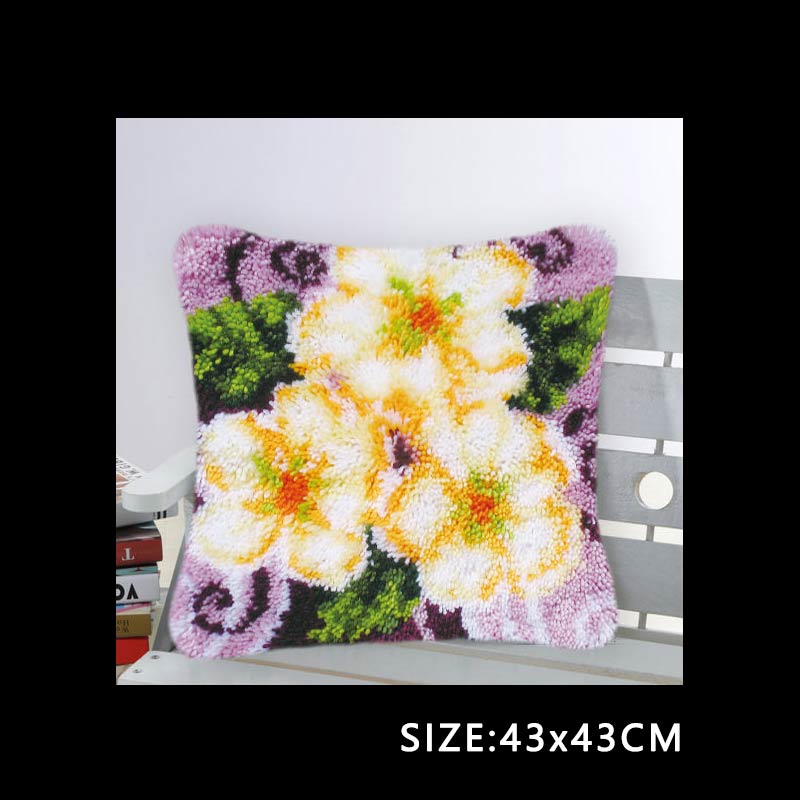 

3D Серия Растений Сегментная Вышивка Подушка Цветы Кит для Ковровой Вышивки Крючком Трава Грубая Шерсть Вышивка Крестом Ковровая Вышивка Крючком Сделай Сам