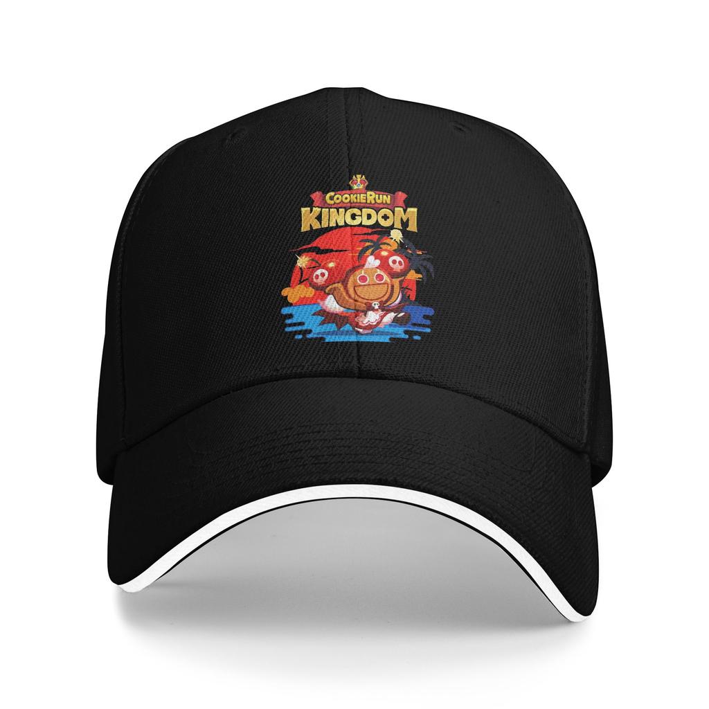 Shadow Milk Cookie Baseball Caps Fashion Cookie Run Kingdom Sandwich Hat Unisex Women Adjustable Headwear Outdoor
