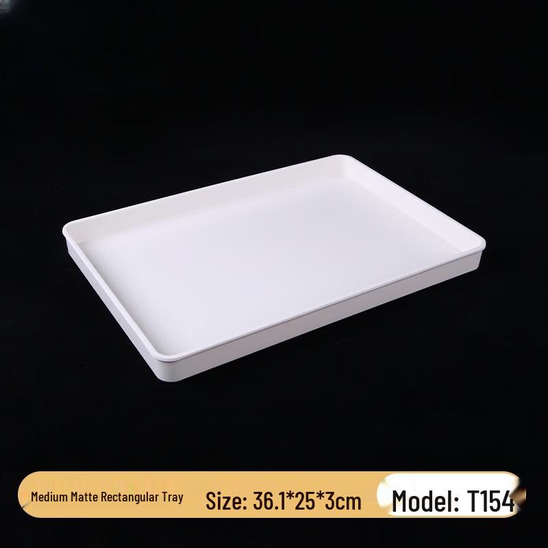 Matte Rectangular Melamine Serving Tray