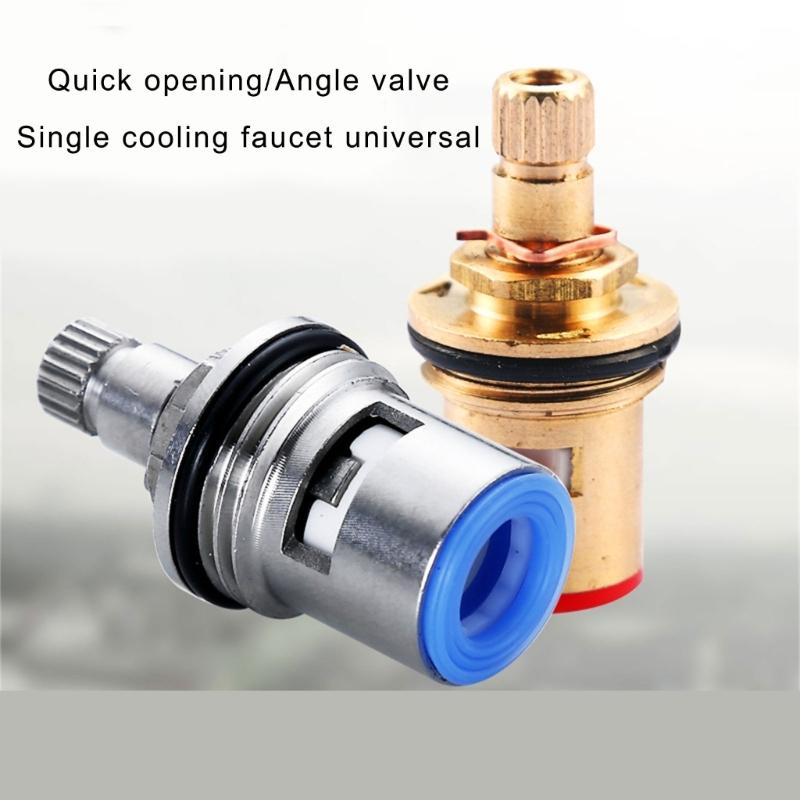Ceramic Disc Stem Cartridge Faucet Valves Bathroom Fittings Universals Faucet Switches Handle Faucet Replacement Part