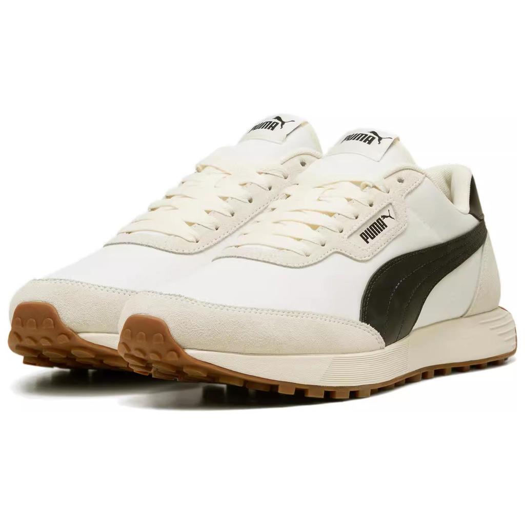 Puma Runtamed Series Lugged Classic Retro Comfortable Low-Top Lifestyle Shoes Unisex sneaker Beige Black 401605-03