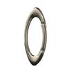 Oval Multifunctional Belt Buckle For Women Men Simplicity Belt Buckle Accessories Unisex Key Ring Alloy Carabiner