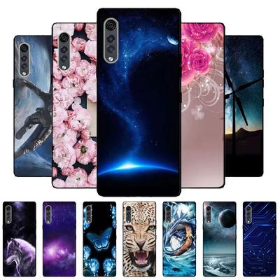 Etui do LG Velvet Czarny Zderzak Silikonowe TPU Miękkie Pokrowiec na Telefon Do LG Velvet 5G LM-G900 Etui Kreskówka Funda Do Etui LG Velvet