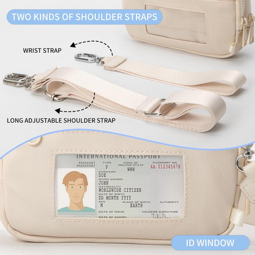 Borsa a tracolla Lulu: Borsa versatile unisex a tracolla, da petto e da corsa in vita per esterni e sport.