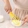 New Creative Egg Beaters Rotary Whisk Dual Purpose Plastic Folding Storage Mixer Multifunctional Hand Mixer Kitchen Accessories