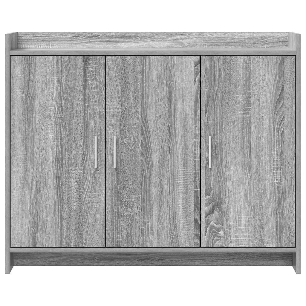 Sideboard Grey Sonoma 98.5 X 33 X 80 Cm Engineered Wood