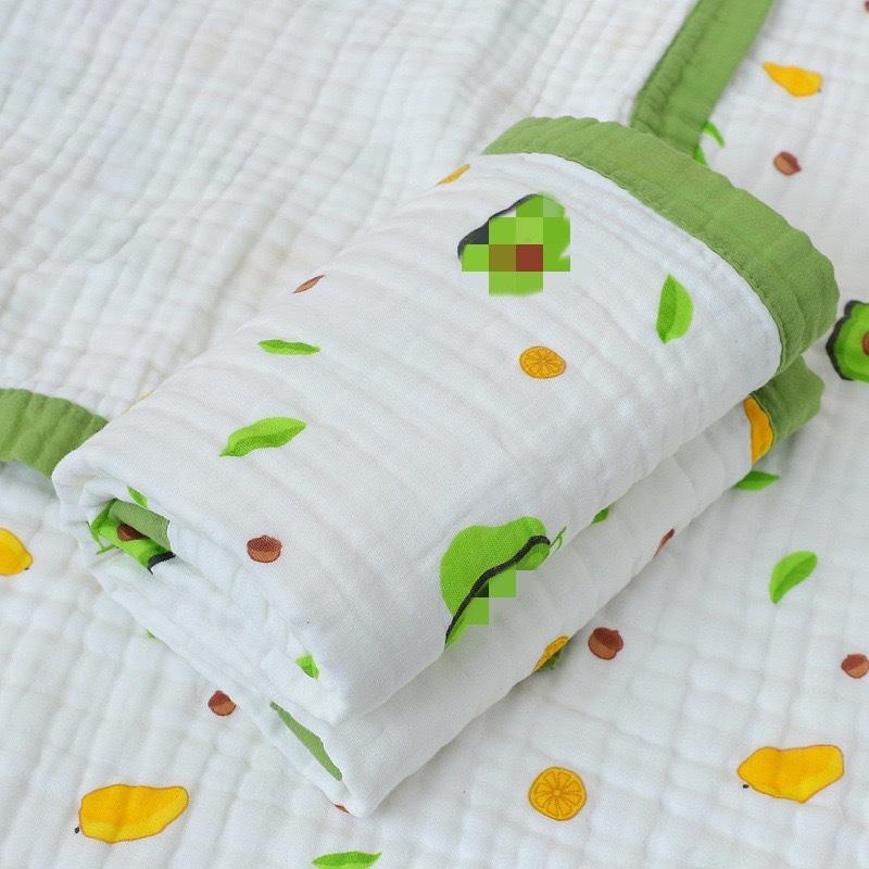 Baby bath towel, newborn quilt, baby bath towel, pure cotton gauze 6 layers, absorbent children's towel quilt, super soft