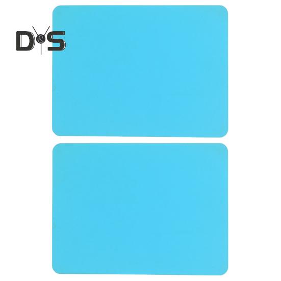 

2 шт многоразовые силиконовые салфетки водонепроницаемые надежные коврики для домашнего кухонного стола мастера синий