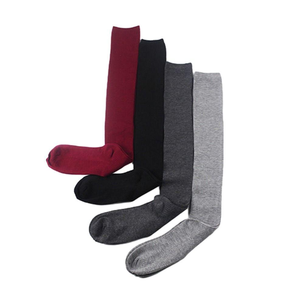 Überknie Lange Strümpfe Verdickte Stiefelsocken Winter Knöchelwärmer Frauen