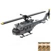 UH-1D Helicóptero Utilitario Multiusos Juguete de Modelo de Ladrillos Set de Bloques de Construcción Armas Militares del Ejército Kit UH1D con 3 Soldados