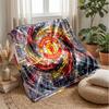 Manchester United Theme Blanket Soft Flannel Blanket Plush Throw Blanket Cozy Sofa Bed Blanket for Home Decor