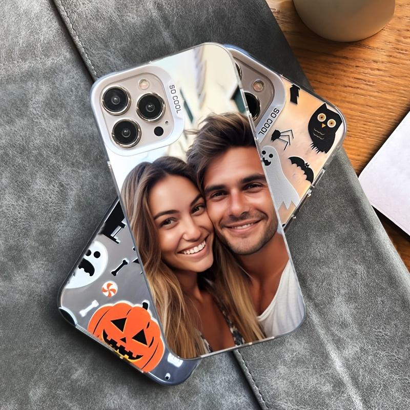 Para iPhone 17 16 15 14 13 12 11 Pro Max Mini SE Air XS XR 7 8 Plus 16e DIY Po Funda IMD Cubierta a Prueba de Golpes