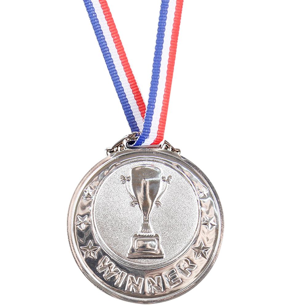 2.55 in Medal Football Competition Prize Souvenir Gift Gold Plastic Winner Medal Gold Silver Bronze Prize for Competitions Party