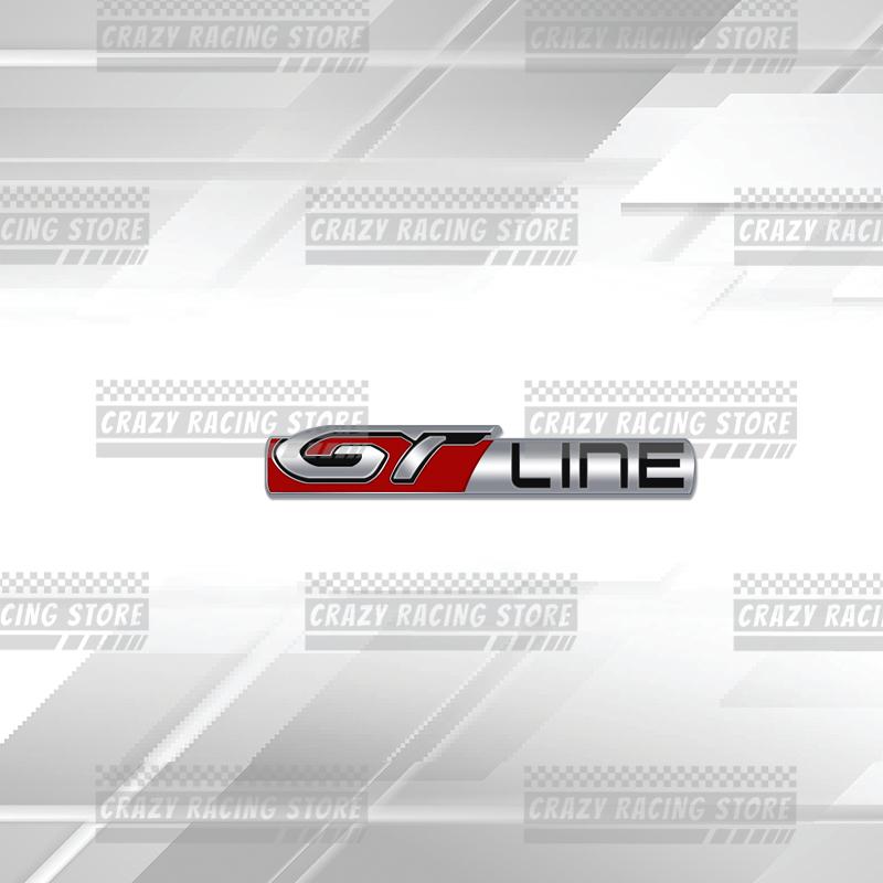 Auto Styling 3D Metal GT Line Emblem Steering Wheel Center Console Car Interior Sticker For b444 308 306 208 508 3008 4008 444b