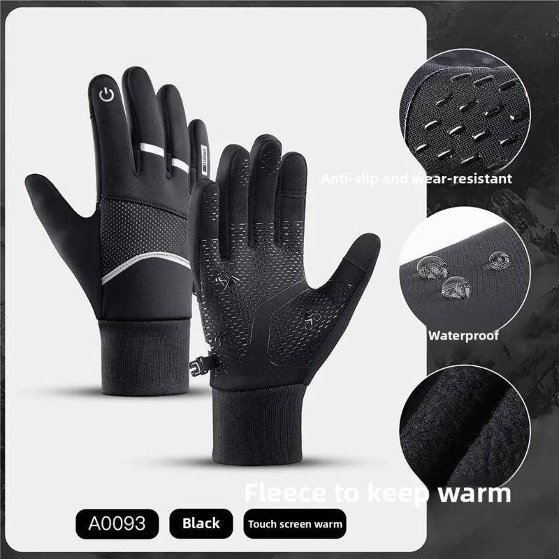 Unisex Touchscreen Waterproof Cold Proof Outdoor Gloves for Men Man Hiking Cycling Fishing Sports Winter Thermal Moto gear Glove
