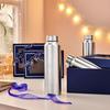 Stainless Steel Water Bottle, Set of 3, 1 L Each (Blitz)