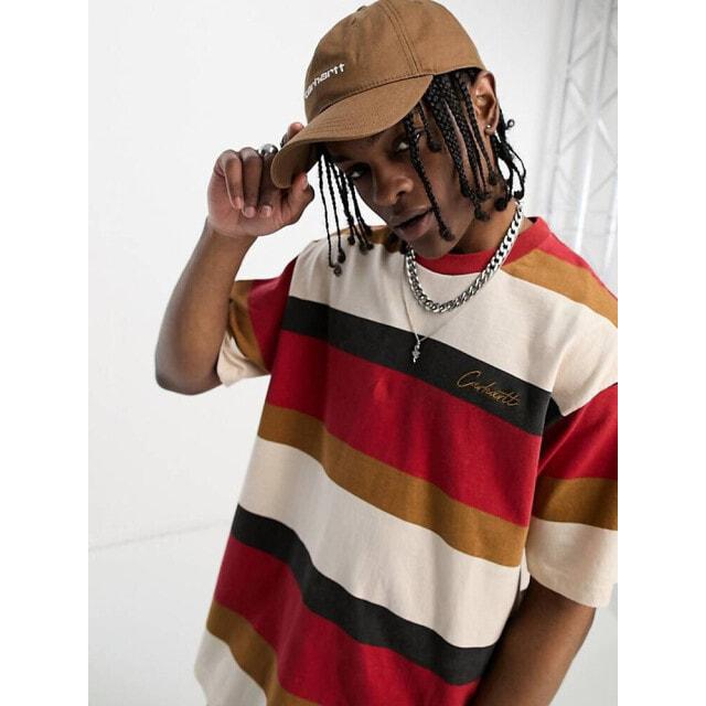 

Красная футболка в полоску Carhartt WIP