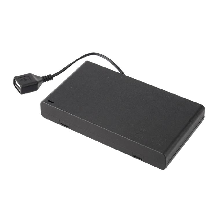 AA Battery Box 2/3/4/6/8 Slot AA Battery Storage Case with Cover Switches