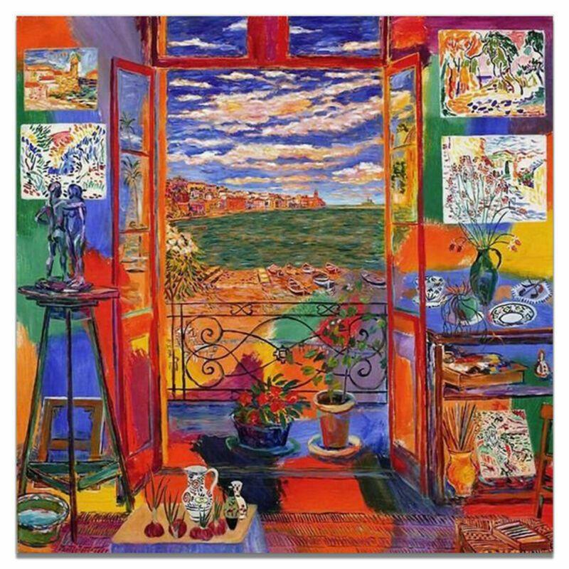 Henri Matisse Tapestry Painting Print Home Decor 75x100 чёрный