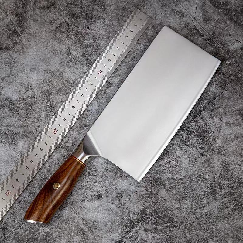 Chopper Knife M390 Core 3 Layers Clad Steel Blade Sharp Chef Cleaver Slicing Kitchen Knives Meat And Poultry Tools Wood Handle
