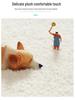 Cartoon Bathroom Toilet Faux Cashmere Floor Mat - Dirt-Resistant & Easy To Clean