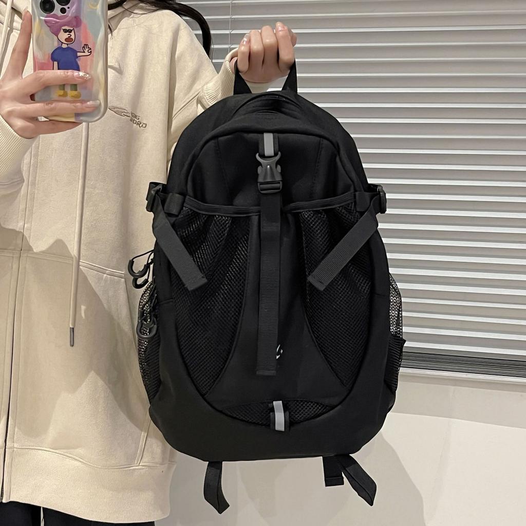 Schoolbag Outdoor Hiking Light Mountaineering Bag Female Ins Style Fashion High School Student School Bag College Student Backpack Sports Bag Male