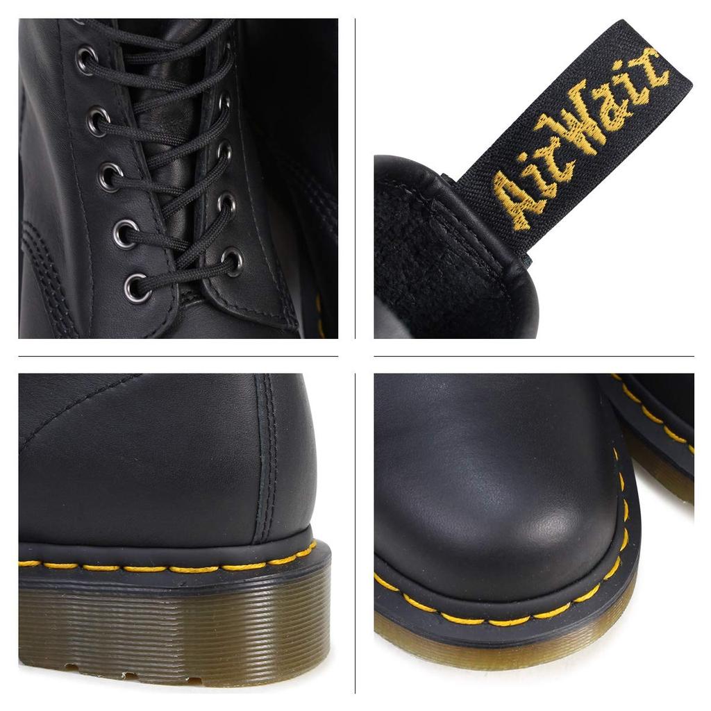 Dott. Stivali Martens 1460 8 occhi R11822002 neri UK3 (ca.. 22,0 cm)
