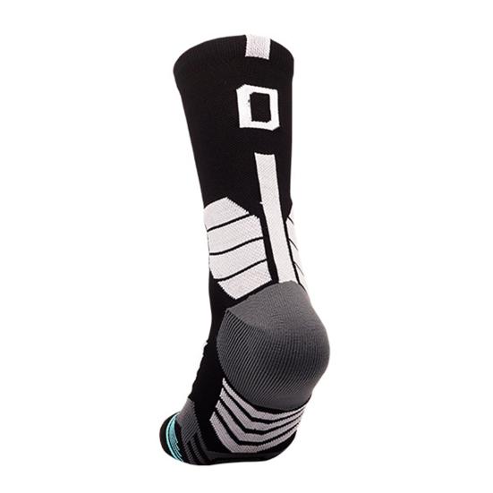 Nárazuvzdorné Protiskluzové proužkové basketbalové ponožky Užitečný potisk s designem fotbalu