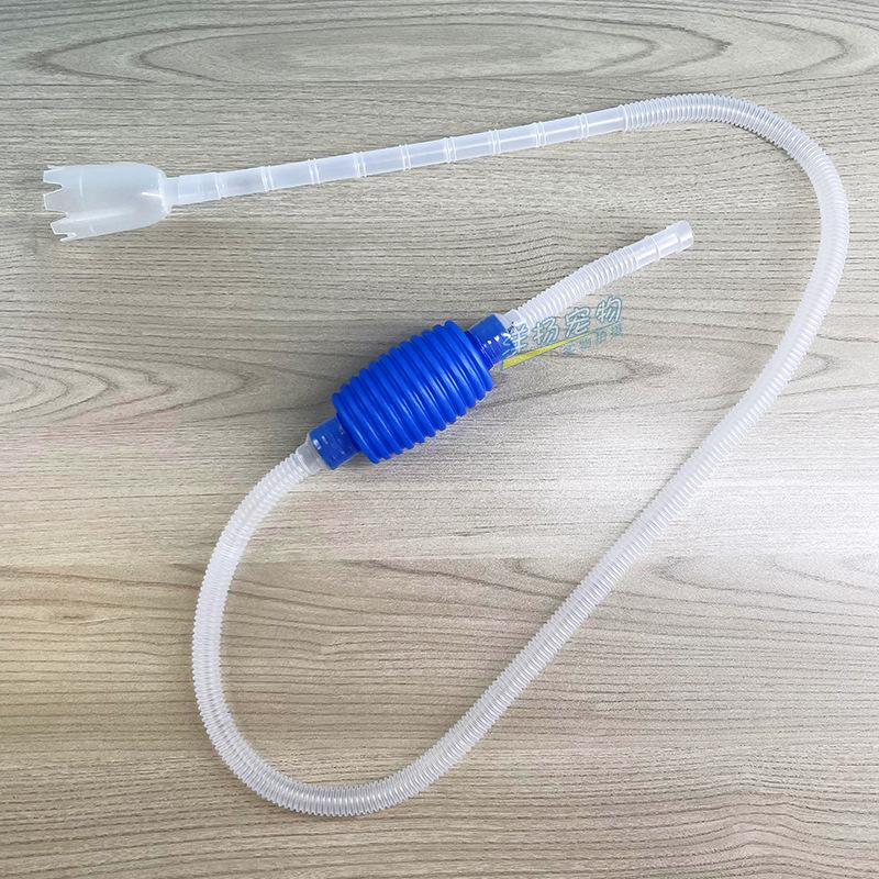 Manual Aquarium Water Changer Fish Tank Gravel Cleaner Water Siphon Pump with 1 7 Meter Flexible Hose for Easy Water Replacement and Debris Removal