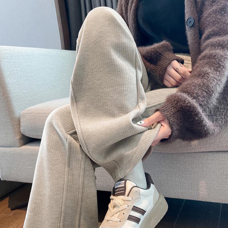 TonLion 2024 Women's Side Stitch Casual Straight-Leg Pants