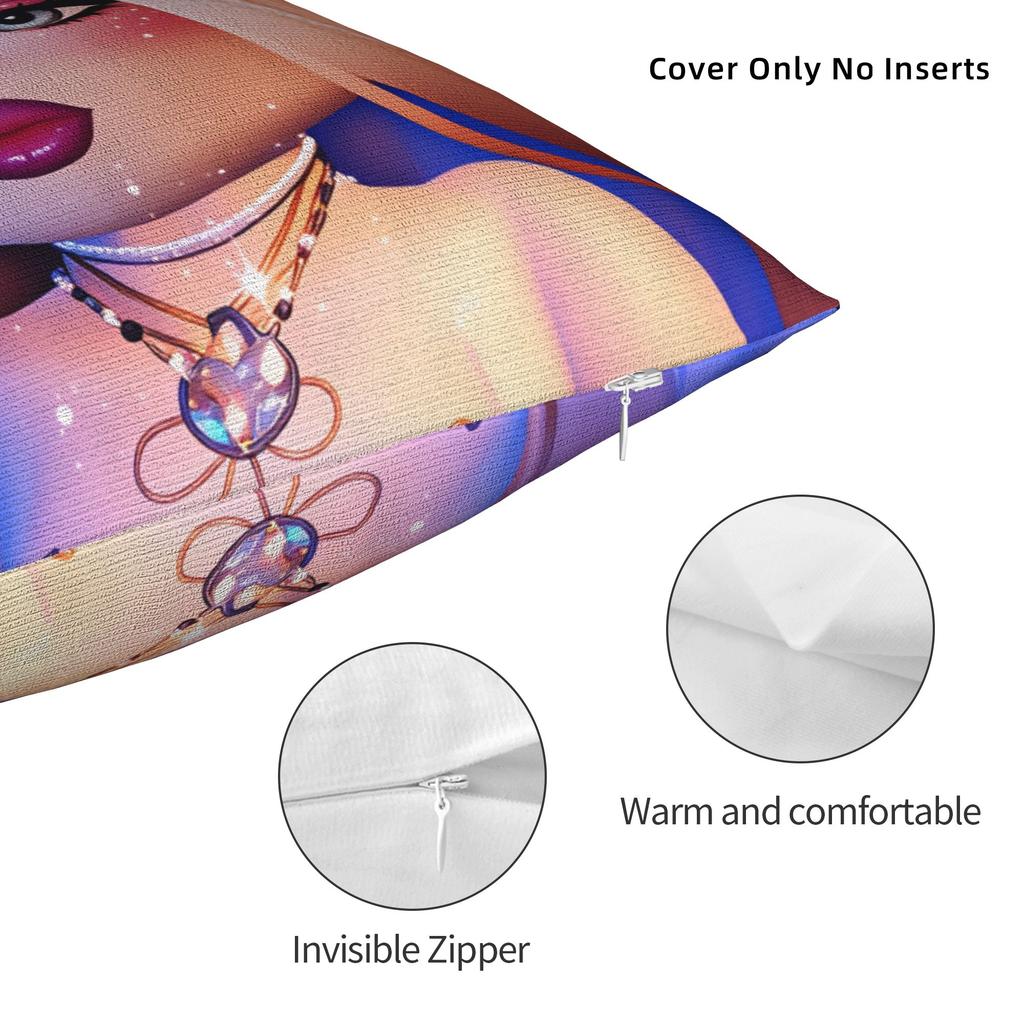 Girls Game Royale High Pillow Case Retro Trendy Pillow Cover Soft Pillowcases For Living Room Bed Chair