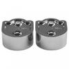 Clothes Tube Support Tube Round End Wall Mount Wardrobe Rail Hanger