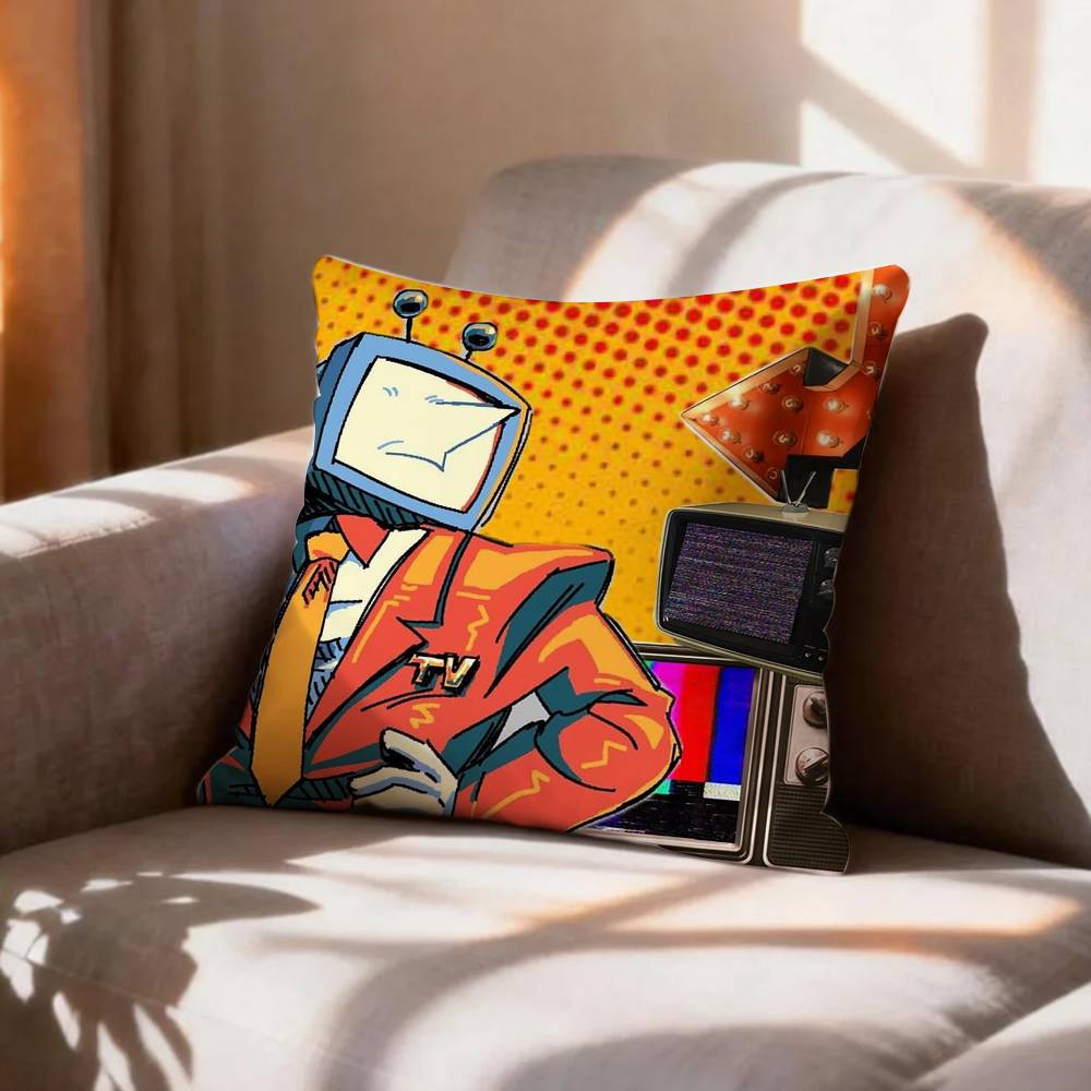 COOL DDeltaruneS TTenna Pillow Case Pattern Printed Pillowcase For Living Room Sofa Cushion Cover