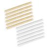 100PCS Spiral Binding Coils 34 Loops 3:1 Pitch  Paper Double Wire Binding Spines 120 Sheets Capaci