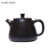 190ml Chinese Yixing Purple Clay Teapots Famous Handmade High Stone Scoop Tea Pot Raw Ore Black Mud Kettle Zisha Tea Set Gifts