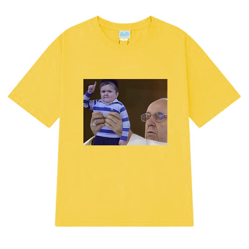 New In Funny Hasbulla Fighting Meme Graphic T Shirts Men Women Oversized Short Sleeve T-shirt Unisex Black 100% Cotton Clothing