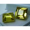 NATURAL Yellow SAPPHIRE Square Cut 16.1 Ct CERTIFIED Pair Gemstone For Gifting