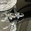 Niche Design Cold Wind High Sense French Star Irregular Opening Ring Personality Texture Women