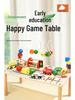 Wooden Busy Board: Multifunctional Activity Table for Toddlers, Bead Maze & Early Education Toy