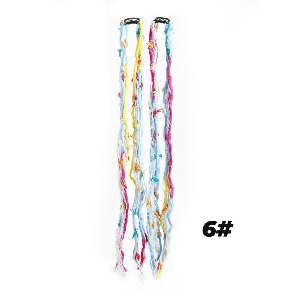 Colorful Tibetan Ethnic Style Braid Rope Headwear Hair Accessory