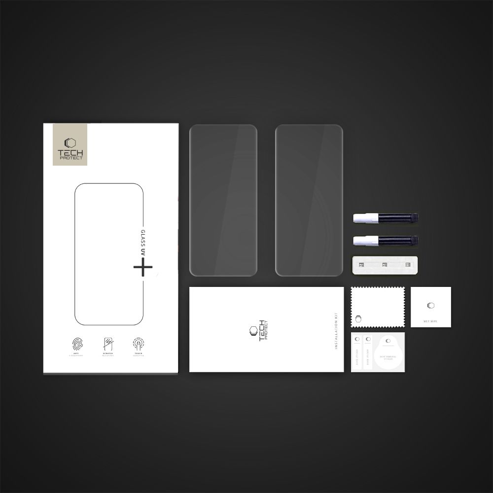 Szkło Hartowane Tech-Protect Glass Uv+ 2-Pack Realme 14 Pro 5G Clear
