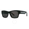 Balenciaga Grey Square Unisex Sunglasses Bb0262sa 001 56