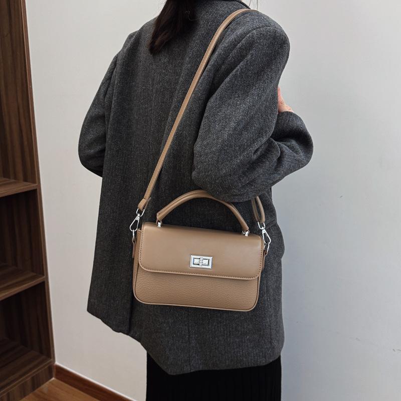 Tasche Damen 2025 Herbst und Winter Mode Pendler Große Kapazität Hoher Sinn Kleine quadratische Tasche Ein Schulter Schräg Umhängetasche Retro Damentasche