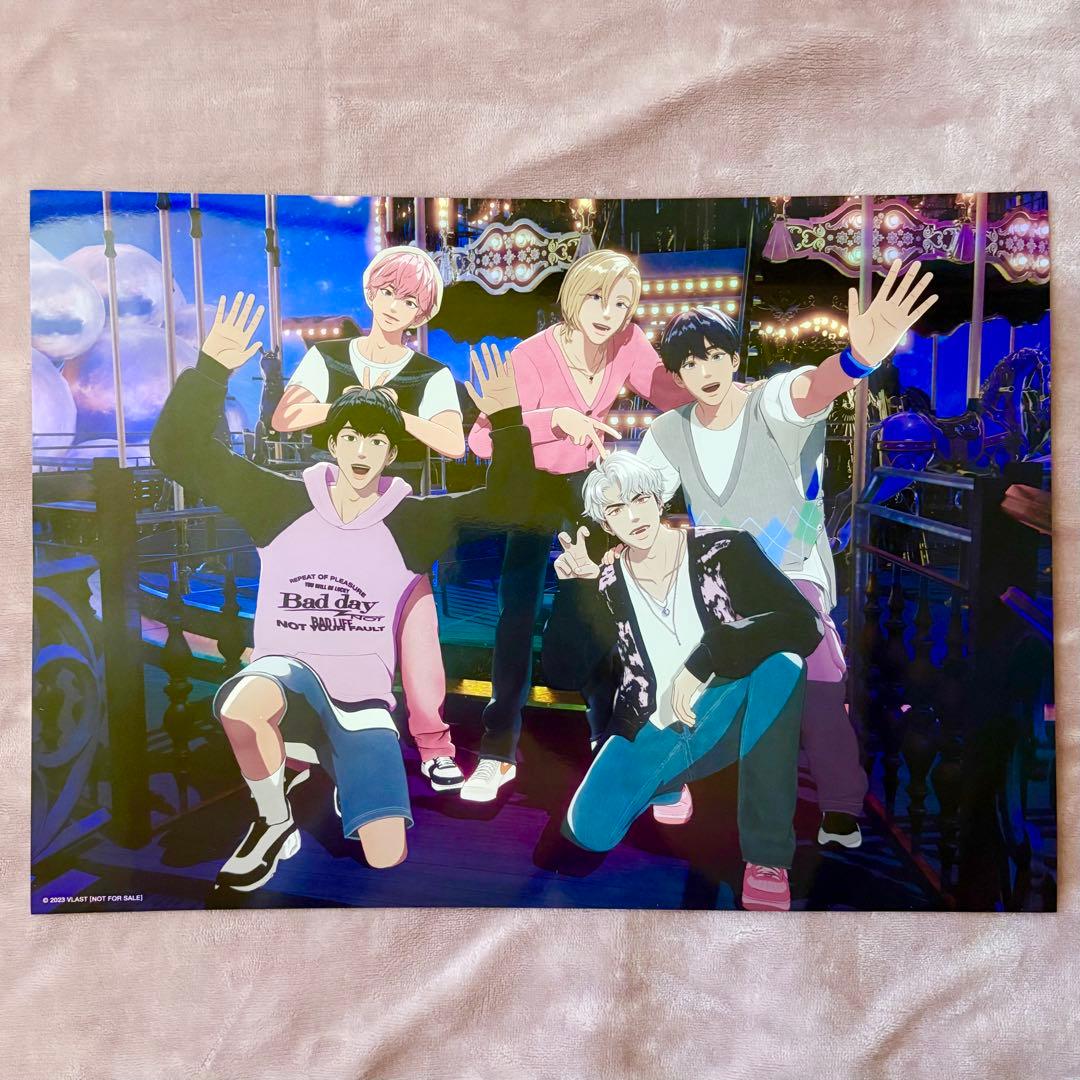 [USED] PLAVE Collaboration Cafe Bonus Hologram Poster